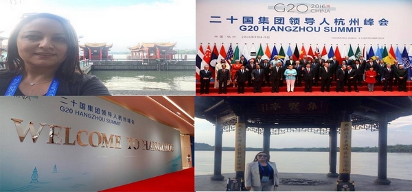 We were at G20 Summit in Hangzhou, China